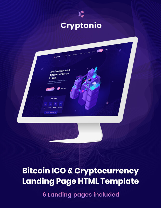Cryptonio - Cryptocurrency HTML Template