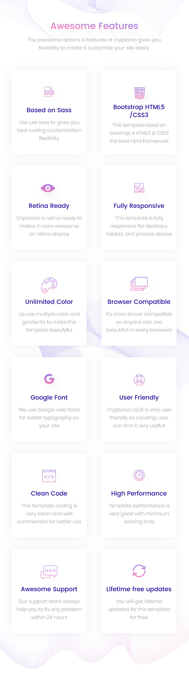 Cryptonio - Cryptocurrency HTML Template